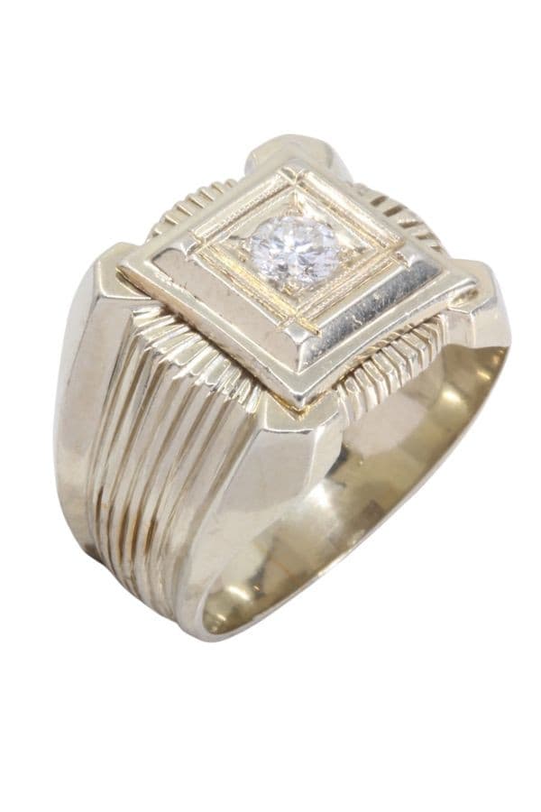 Chevalière Diamant - photo 3