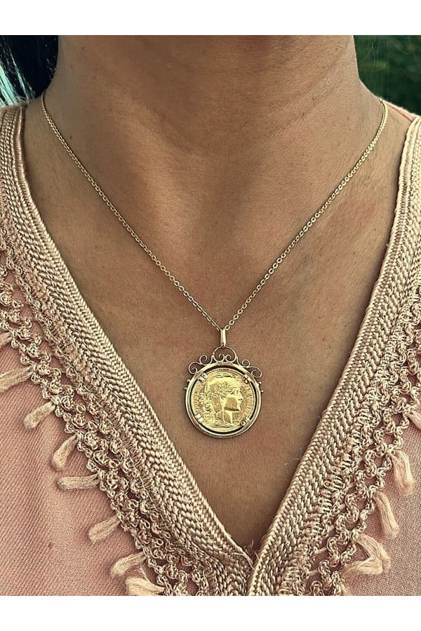Pendentif 20 Francs Marianne - photo 2