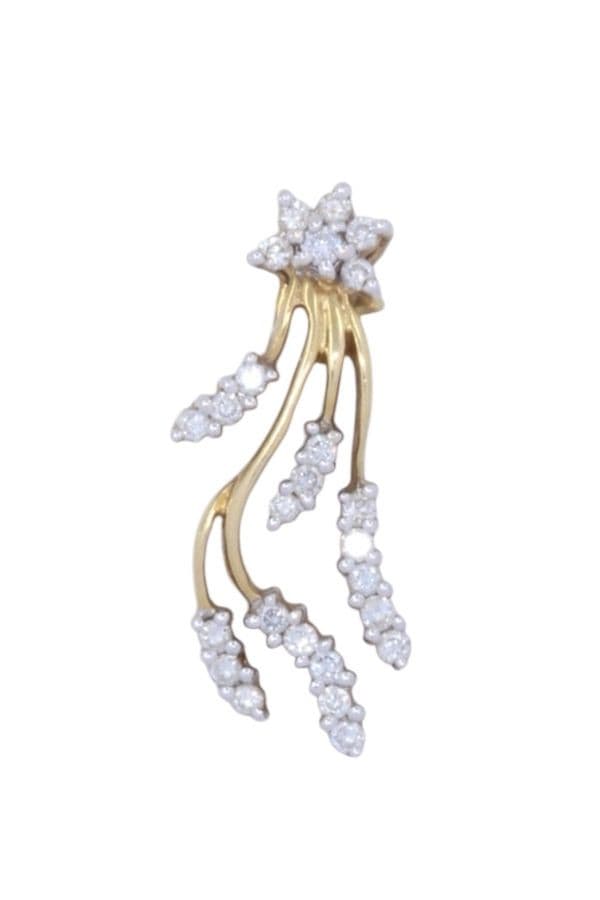 Pendentif Méduse Diamants