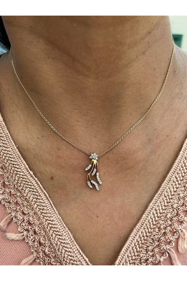 Pendentif Méduse Diamants - photo 2