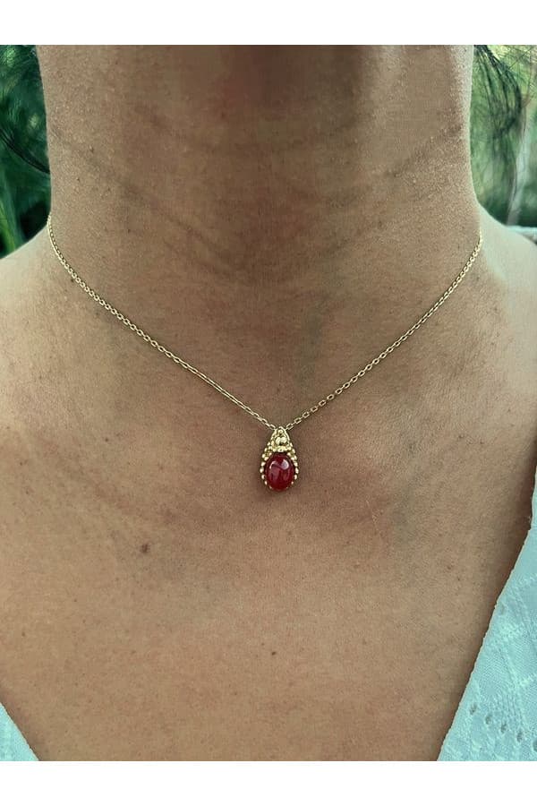 Collier Moderne Cornaline - photo 2