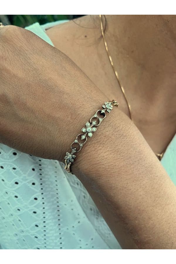 Bracelet Diamants Art-Nouveau - photo 2