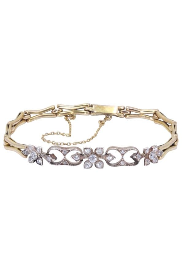 Bracelet Diamants Art-Nouveau