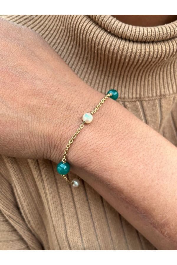 Bracelet Perles et Aventurines - photo 2