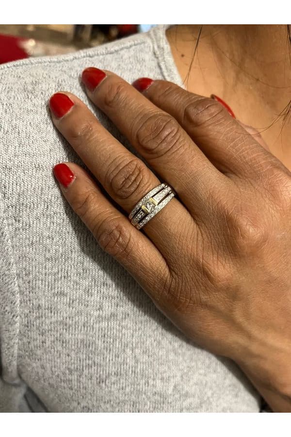 Bague Moderne Diamants - photo 2
