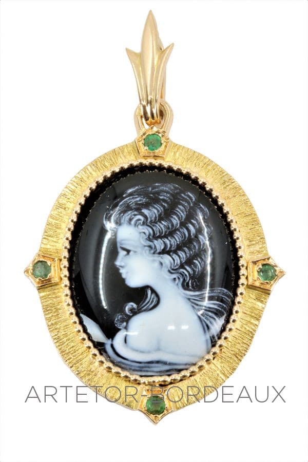 Pendentif Portrait Miniature