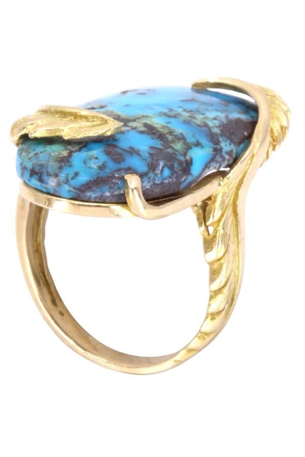 Bague Ancienne Turquoise - photo 3