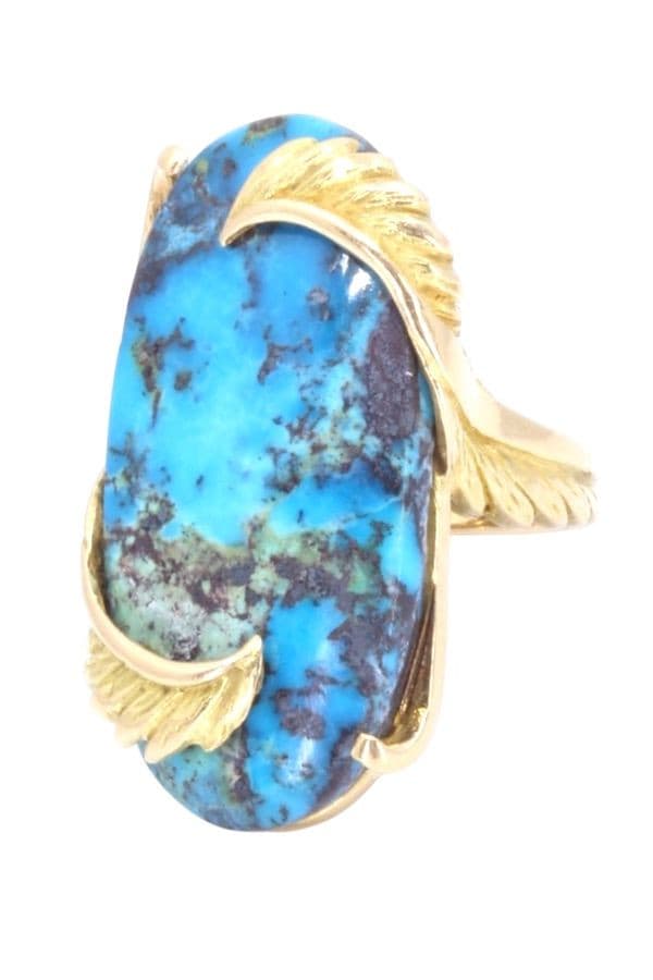 Bague Ancienne Turquoise - photo 5