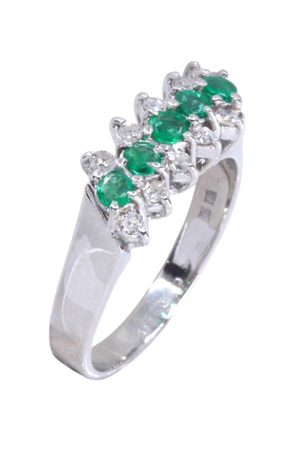 Bague Émeraude et Diamants - photo 3