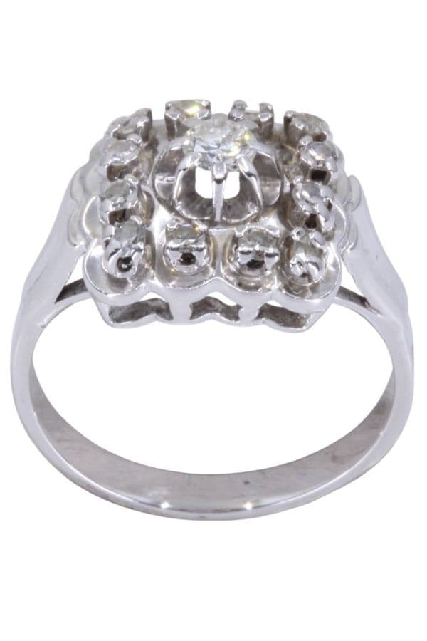 Bague Diamants Années 50