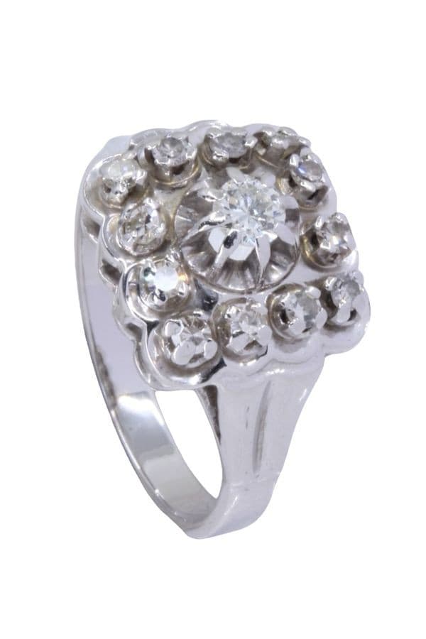 Bague Diamants Années 50 - photo 5