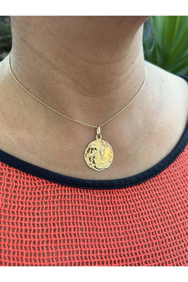 Médaille Ancienne Calice - photo 2