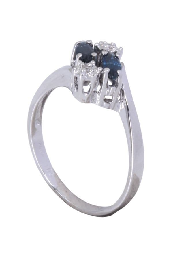 Bague Moderne Saphirs et Diamants - photo 4