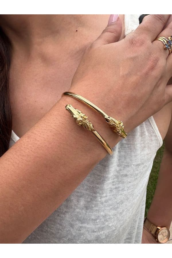 Bracelet Jonc Chevaux - photo 2