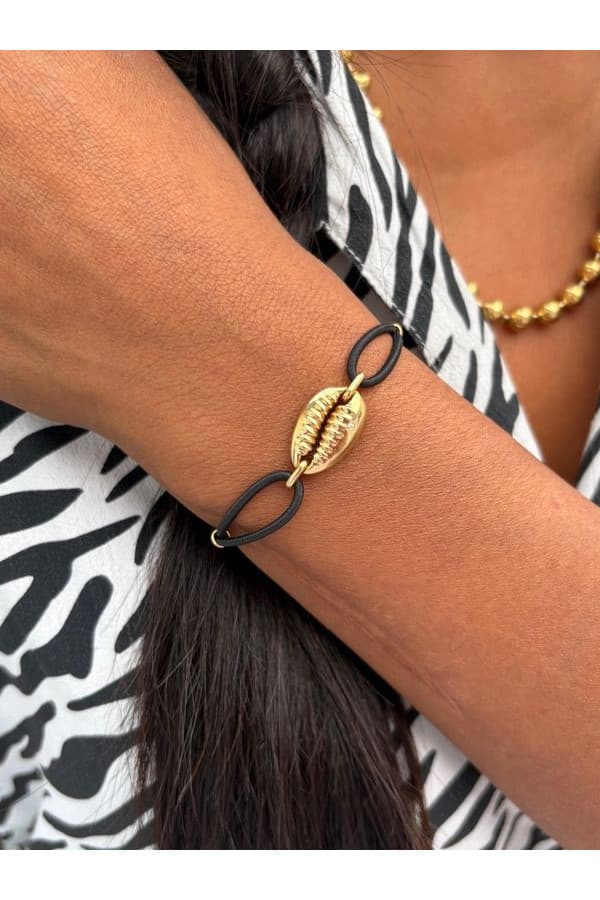 Bracelet sur Cordon Cauris Diamants - photo 2