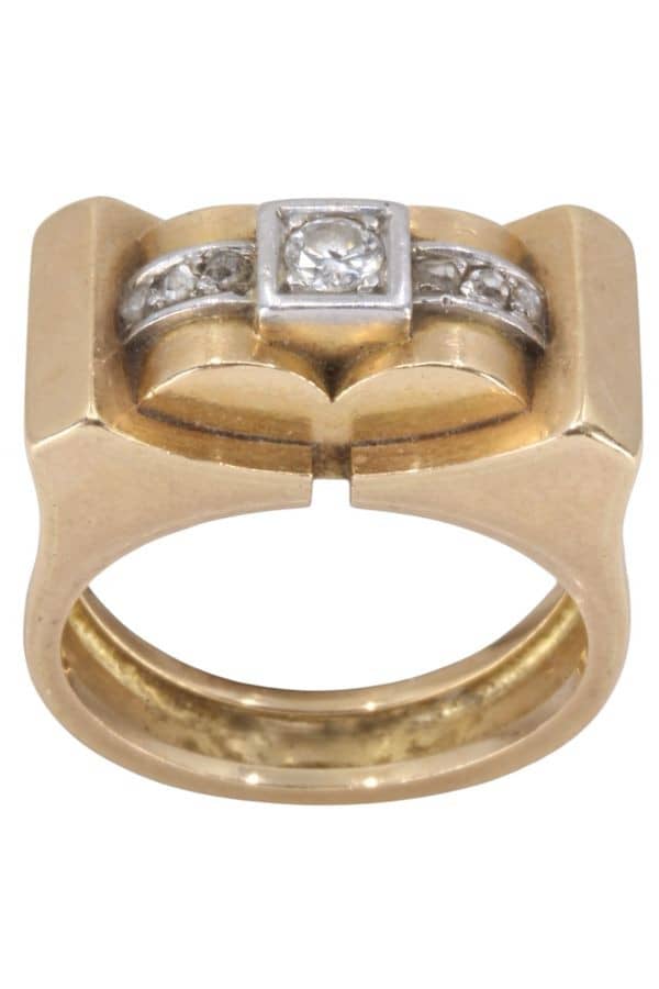BAGUE TANK DIAMANTS, photo 2 sur 3