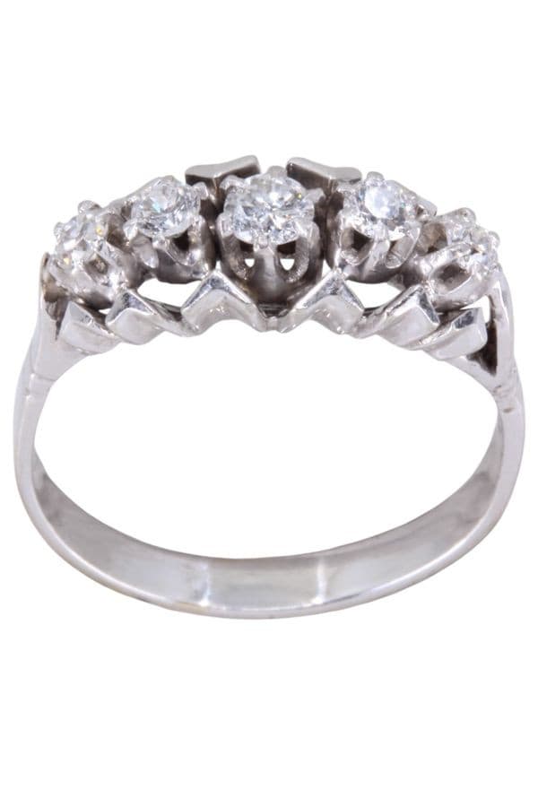 Bague Jarretière Diamants