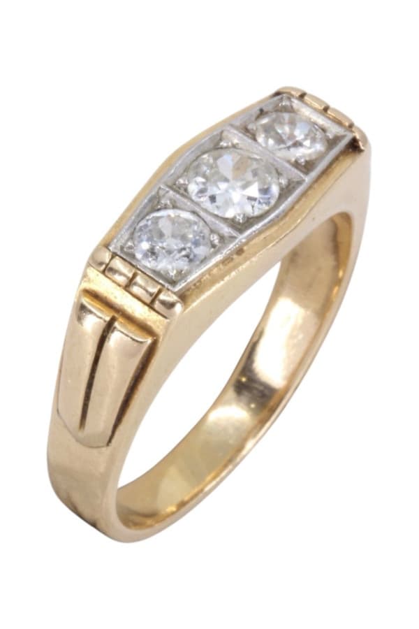 Bague Art-Déco Diamants - photo 3