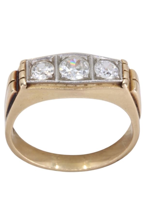 Bague Art-Déco Diamants