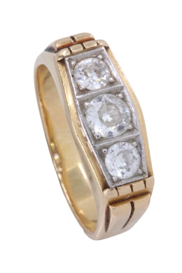 Bague Art-Déco Diamants - photo 5