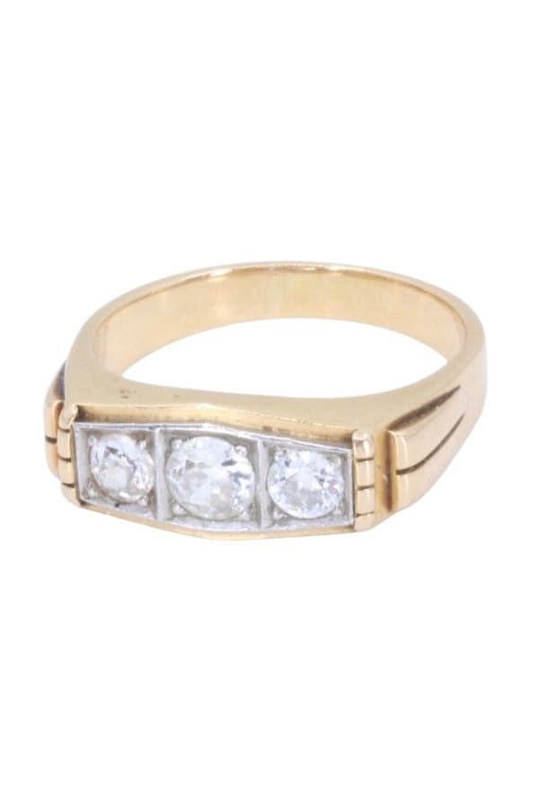 Bague Art-Déco Diamants - photo 6
