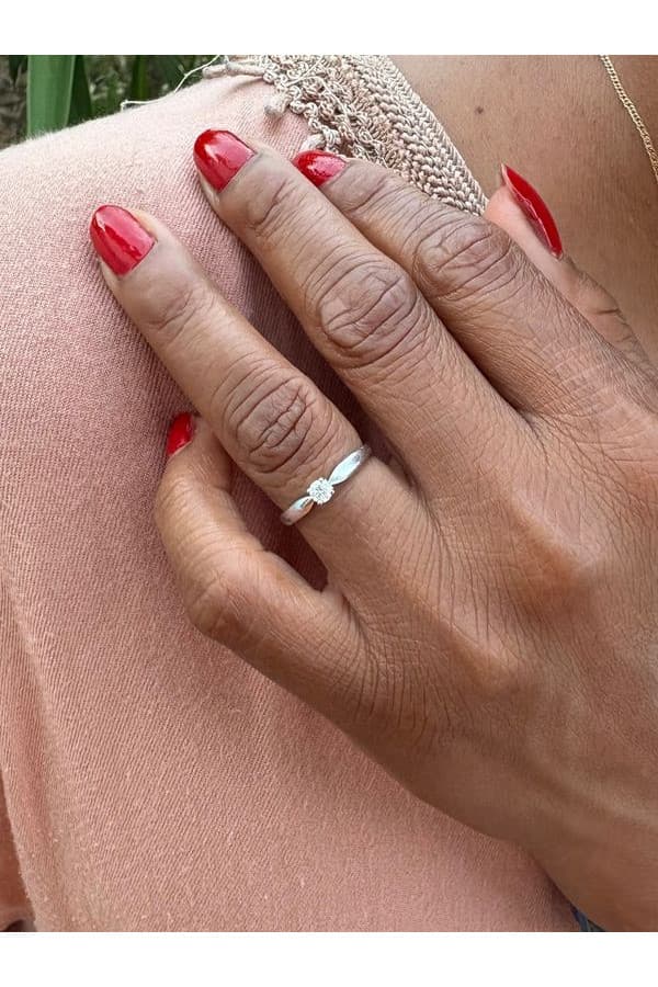 Solitaire Diamant 0.14CT - photo 2
