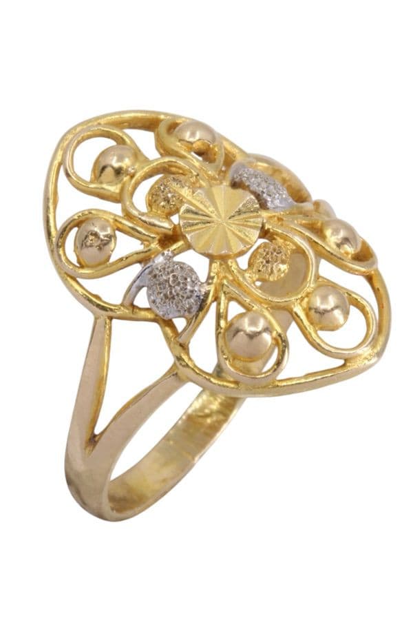 Bague Moderne Ajourée - photo 3