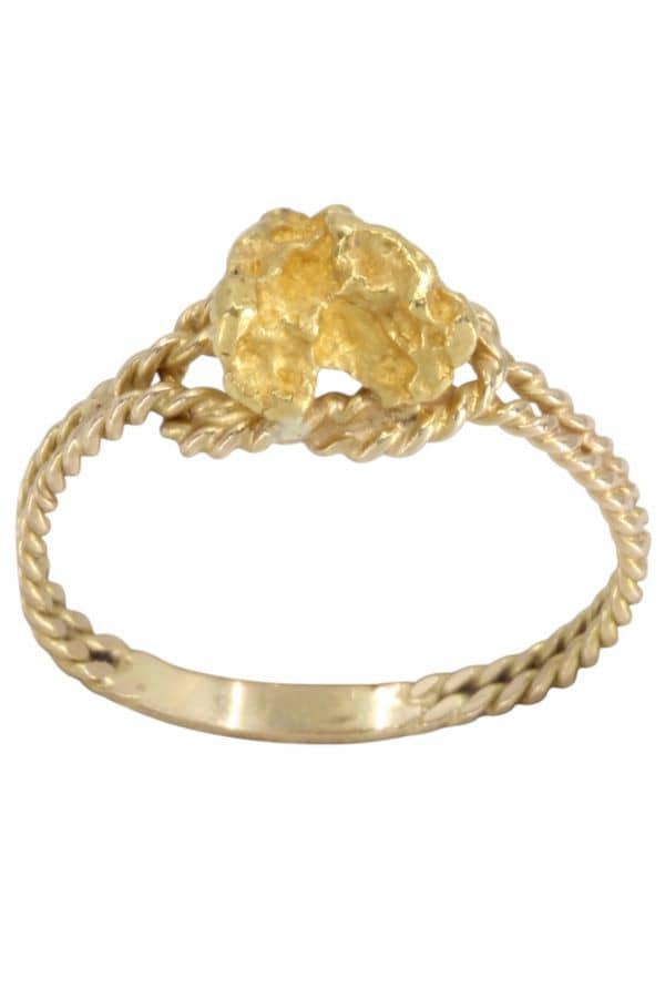 BAGUE PÉPITE NATURELLE, photo 2 sur 3