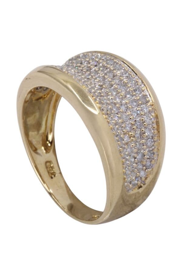 Bague Moderne Pavage Diamants - photo 4
