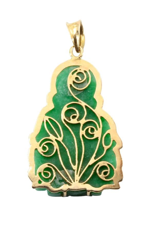 Pendentif Bouddha en Jade - photo 2