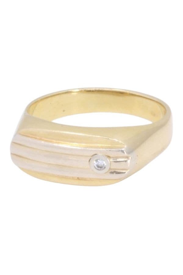 Chevalière Moderne Diamant - photo 6