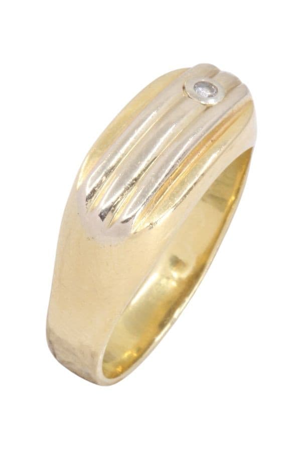 Chevalière Moderne Diamant - photo 3