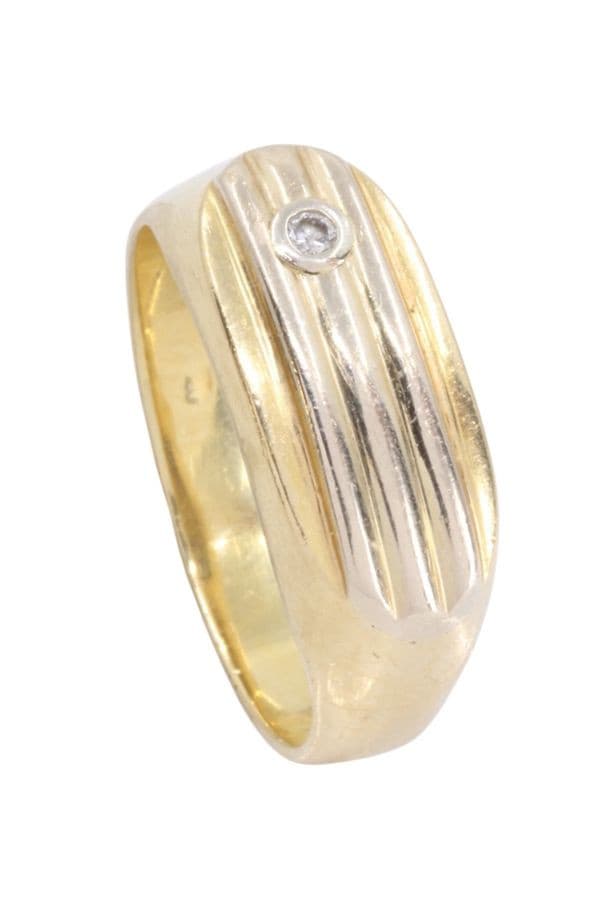 Chevalière Moderne Diamant - photo 5