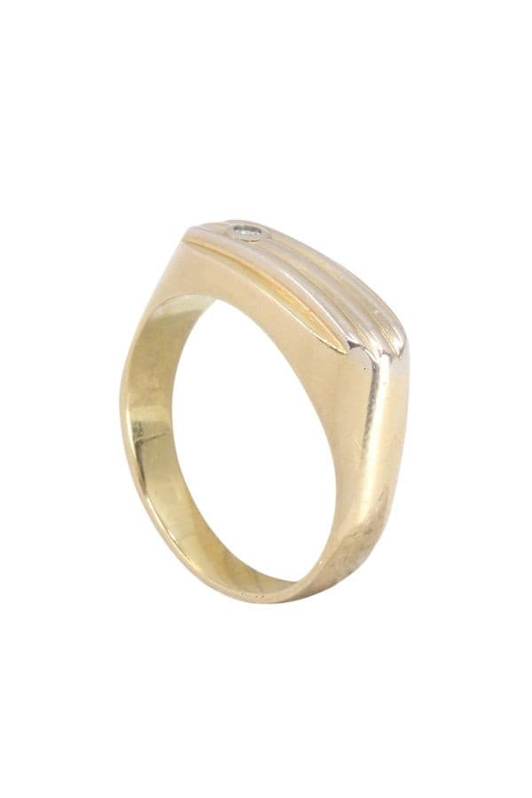 Chevalière Moderne Diamant - photo 4