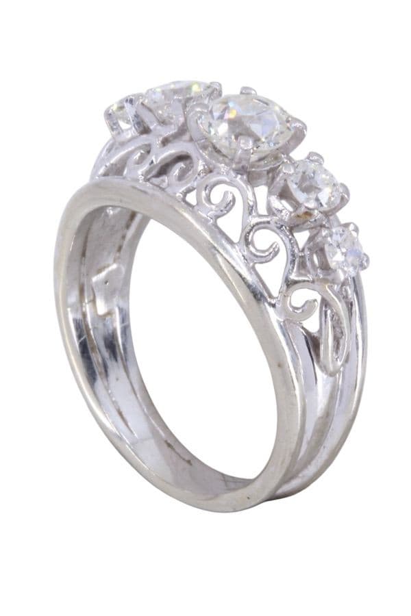 Bague Jarretière Diamants - photo 4