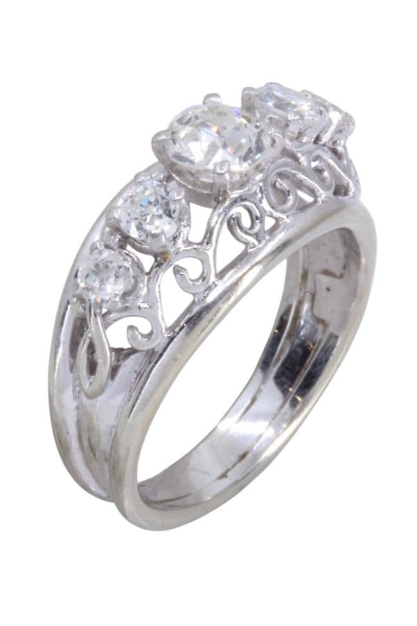 Bague Jarretière Diamants - photo 3