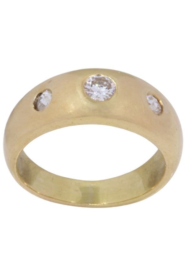 Bague Jonc Diamants