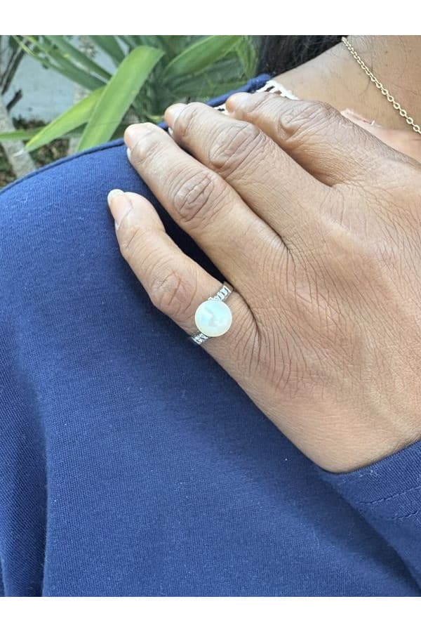 Bague Perle et Diamants - photo 2