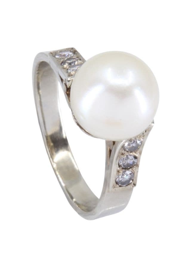 Bague Perle et Diamants - photo 4