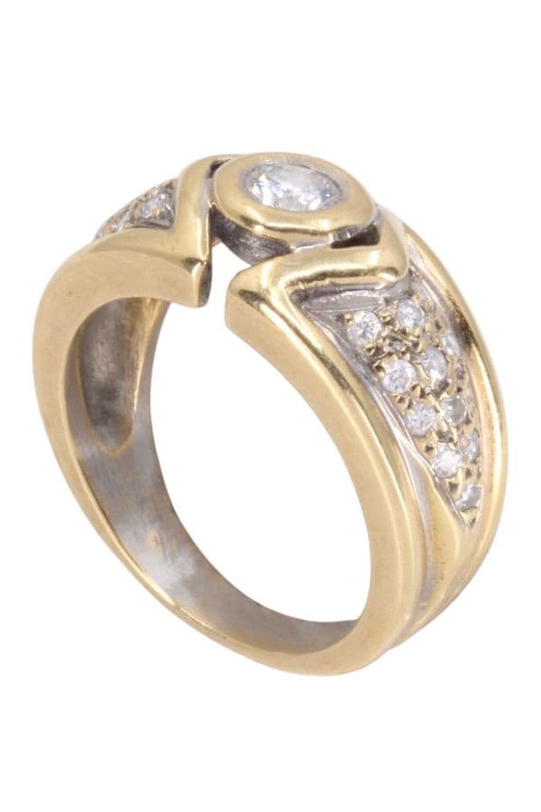 Bague 2 Ors Diamants - photo 4