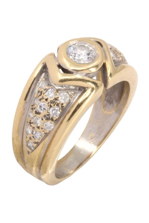 Bague 2 Ors Diamants - photo 3