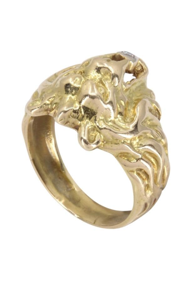 Bague Tête de Lion Diamant - photo 4