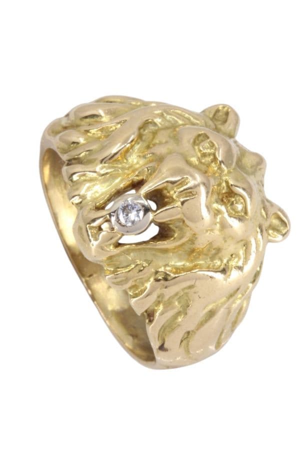 Bague Tête de Lion Diamant - photo 5