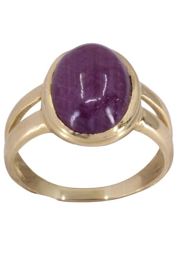BAGUE RUBIS CABOCHON, photo 2 sur 3