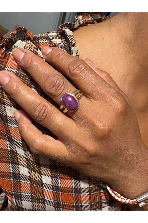 Bague Rubis Cabochon - photo 2
