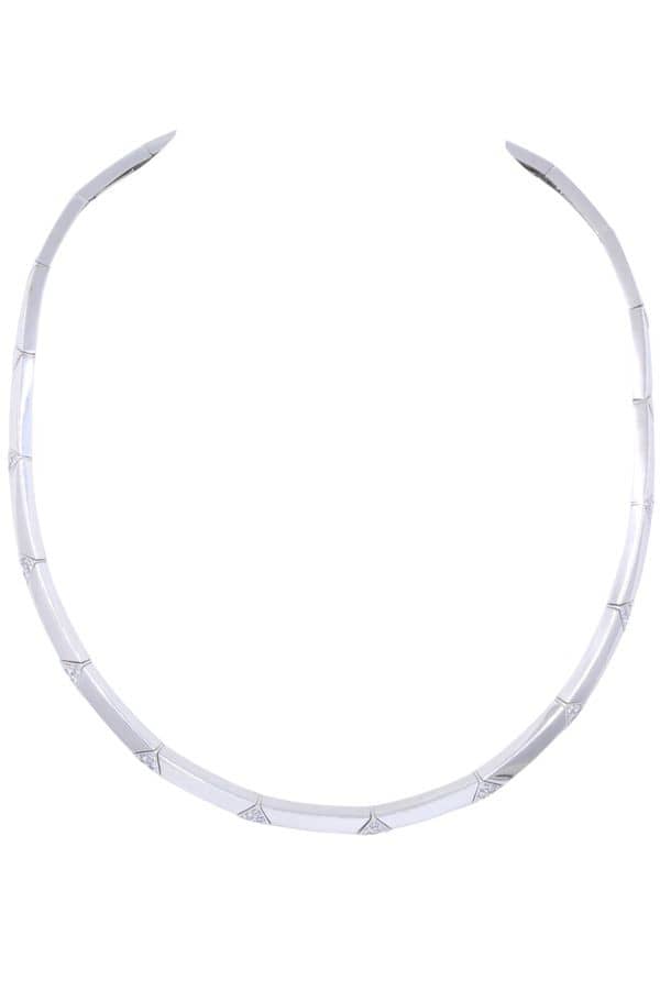 COLLIER DIAMANTS MODERNE, photo 1 sur 2