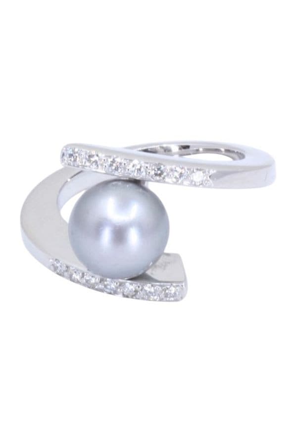 Bague Moderne Perle Grise - photo 6