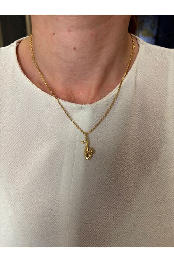 Pendentif Saxophone - photo 2