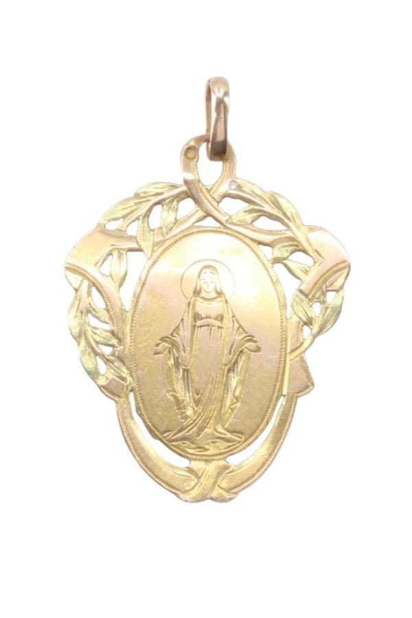 Pendentif Vierge Ancien