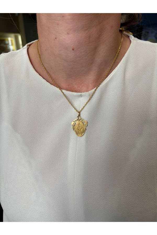 Pendentif Vierge Ancien - photo 2
